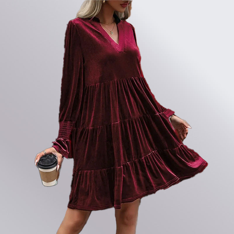 Hannah Velvet Dress