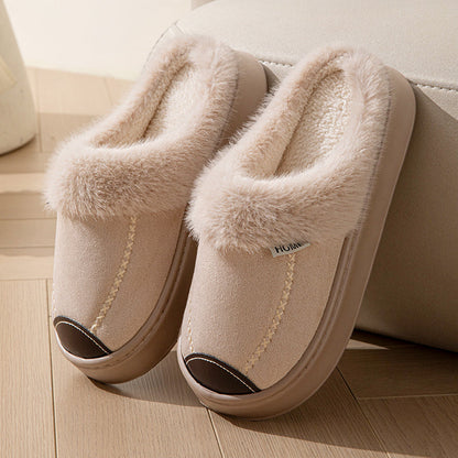 Evelyn Fur-Lined Slippers