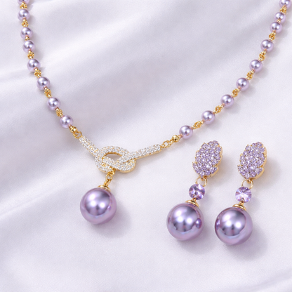 Chloe Violet Drop Set