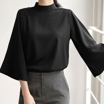 Sofia High-Collar Shirt