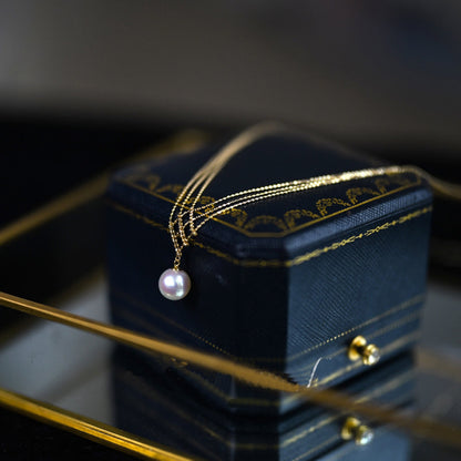 Anna Gold Pearl Set