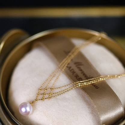 Anna Gold Pearl Set