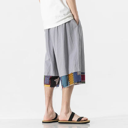 Bravlen Patchwork Shorts