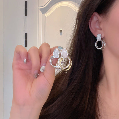 Aurora Double Drop Earrings
