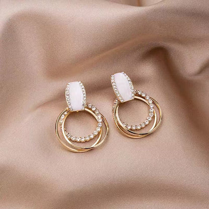 Aurora Double Drop Earrings