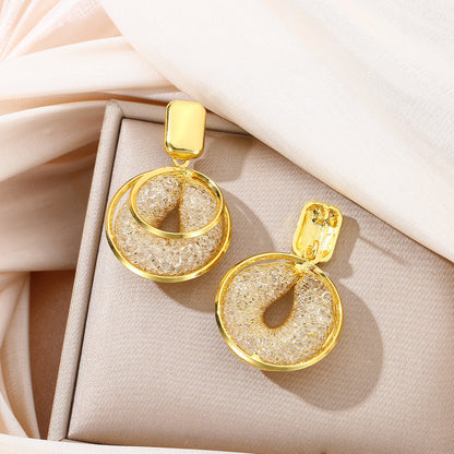 Aurora Mesh Drop Earrings