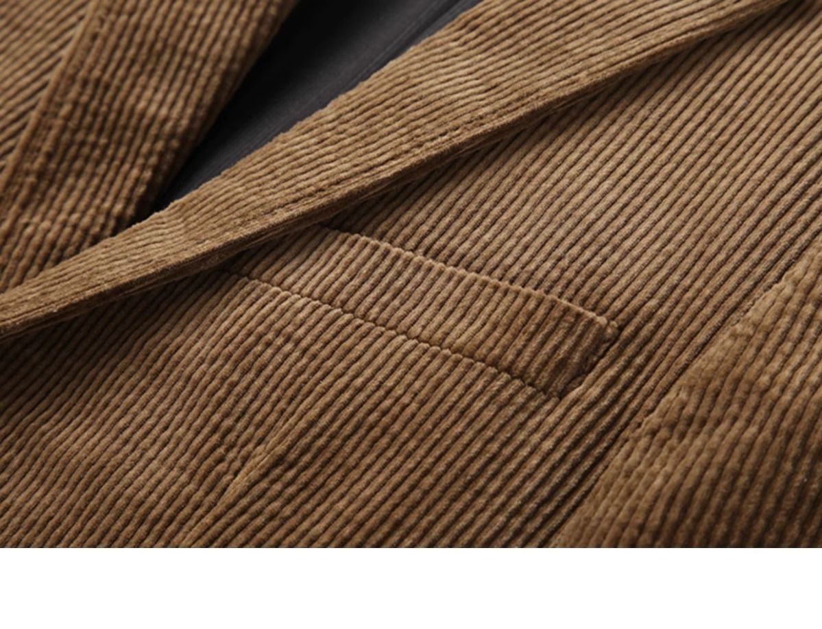Corduroy Edge Blazer