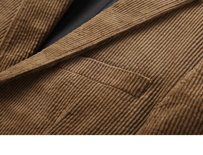 Corduroy Edge Blazer