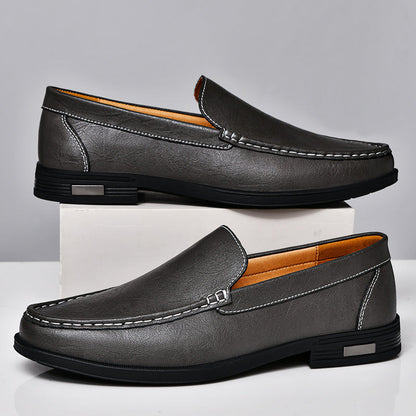 Azure Leather Loafers