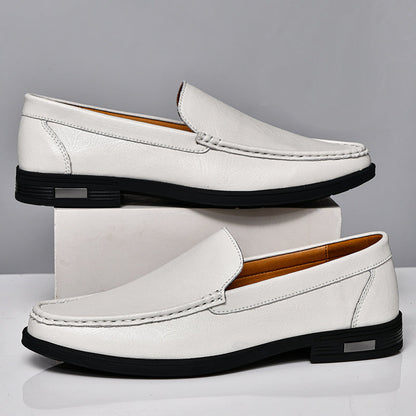 Azure Leather Loafers