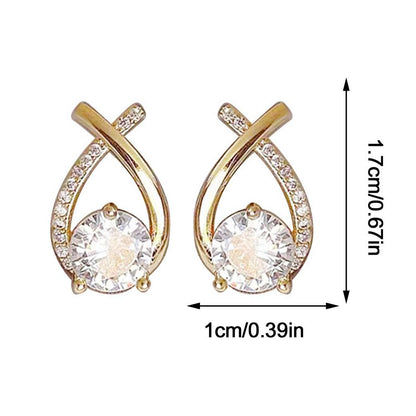 Aurora Curve Stud Earrings