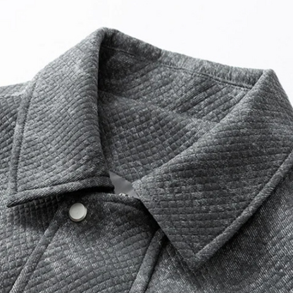 Gridline Denim Jacket