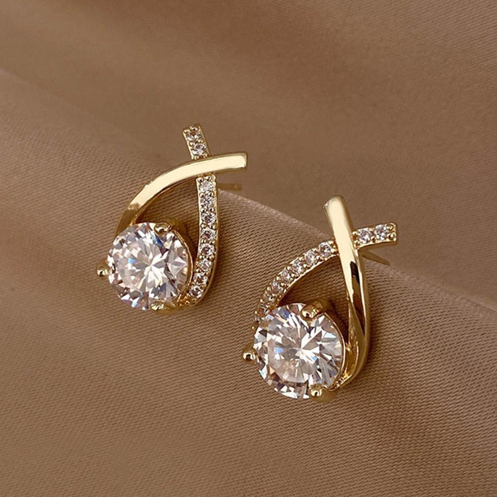 Aurora Curve Stud Earrings
